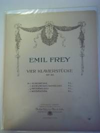 Ver Klavierstucke, Op. 20 No. 3 - Intermezzo by Frey, Emil - 1911