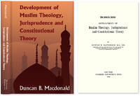 Development of Muslim Theology, Jurisprudence and Constitutional..