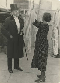 Original photograph of character actor Charles A. Millsfield on the set, circa 1937