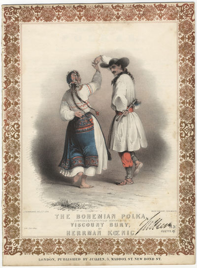 The Bohemian Polka, composed & respectfully dedicated to Viscount Bury by Herrman Koenig.. Pr. 3/-