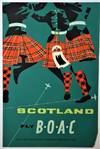 Scotland Fly B.O.A.C.: Travel Poster