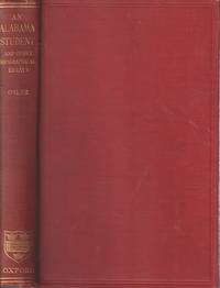 cover of An Alabama Student And Other Biographical Essays