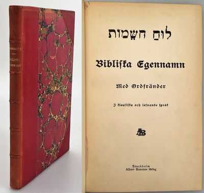 Bibliska egennamn med ordfränder i klassiska och…