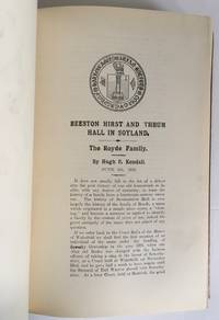 Papers by Hugh P. Kendall from the Halifax Antiquarian Society Transactions, finely bounda finely bound collection of articles