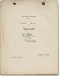 The Lost Moment (Original post-production script for the 1947 film noir)