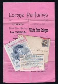 Lorenz' Lady Claire Face Powder Sample and Corresponding Advertising Materials