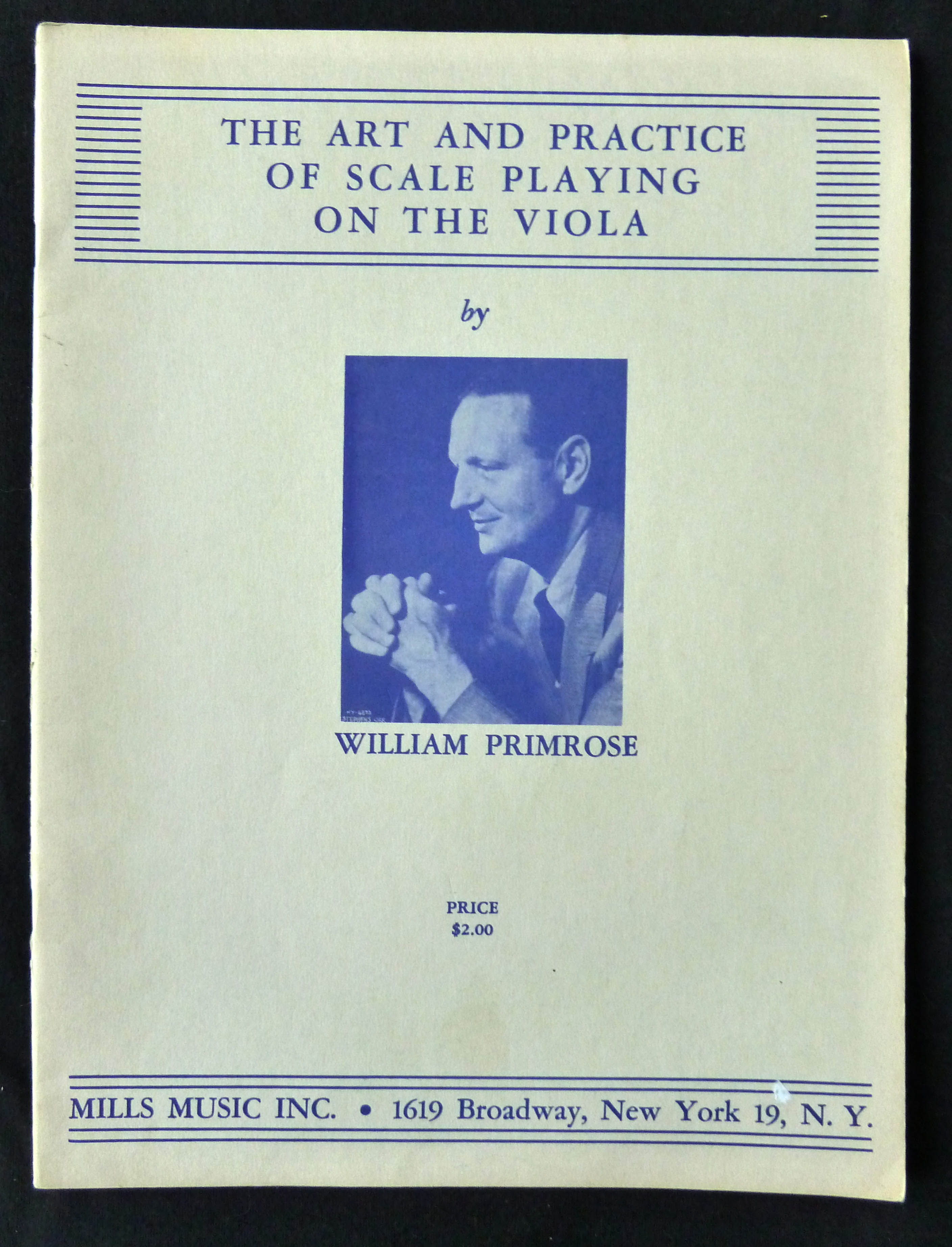 The Art and Practice of Scale Playing on the Viola by Primrose, William