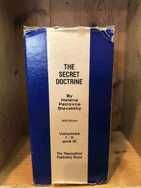 The Secret Doctrine, 3 Volume Boxed Set: Volume I Cosmogenesis, Volume II Anthropogenesis, Volume...