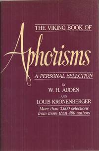 The Viking Book of Aphorisms: A Personal Selection