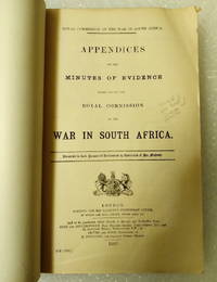 cover of Appendices to the Minutes of Evidence taken Before the Royal Commission on the War in South Africa