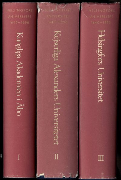 Helsingfors Universitet 1640-1990. I-III. Første…