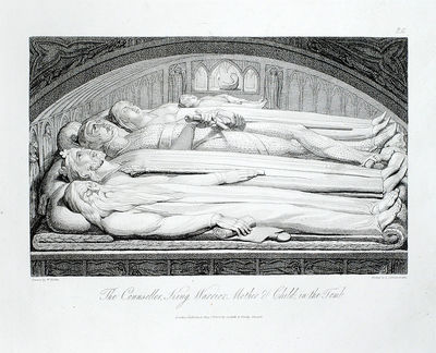 The Counseller, King, Warrior, Mother & Child, in the tomb  : in The Grave
