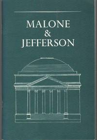 MALONE & JEFFERSON The Biographer and the Sage