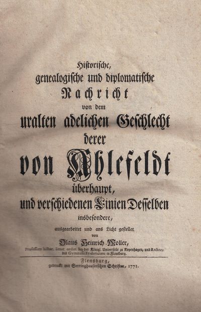 Historische, genealogische und diplomatische…