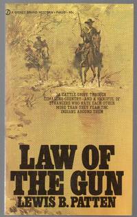 cover of 1961 Vintage Western Paperback Law of the Gun by Lewis Pattern