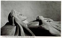 PHOTOGRAPH of head and hands of Kennington's Effigy of Lawrence of Arabia in St Martin's Wareham.