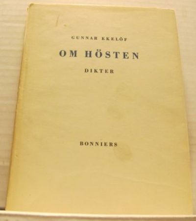 Om hösten. Dikter.