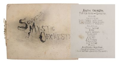 Souvenir of the Mystic Orchestra [manuscript illustrated cover title]