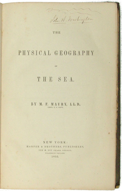 The Physical Geography of the Sea. - [THE FIRST MAJOR TEXTBOOK OF MODERN OCEANOGRAPHY] (photo 2)