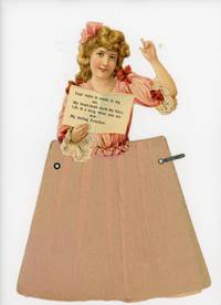 Victorian Die-cut Paper Doll Valentine c1890s—Your Voice is Music..
