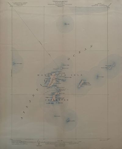 Maine (Knox County), Matinicus Quadrangle, Topography, State of Maine, U.S. Geological Survey, Charles D. Walcott, Director