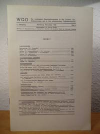 WGO - Die wichtigsten Gesetzgebungsakte in den Ländern Ost-, Südosteuropas und in den ostasiatischen Volksdemokratien. 2. Jahrgang, Heft 5, Dezember 1960