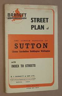Street Plan of the London Borough of Sutton, Cheam, Carshalton, Beddington, Wallington