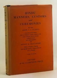 image of Hindu Manners, Customs and Ceremonies