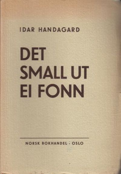 Det small ut ei fonn.