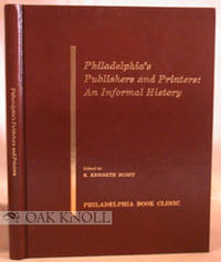 Philadelphia: Philadelphia Book Clinic, 1976. cloth. 4to. cloth. (xii), 121+(1) pages. Book has been...