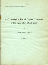 A Chronological List of English Formations of the…