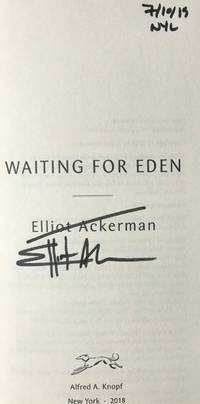 WAITING FOR EDEN (SIGNED, DATED & NYC)