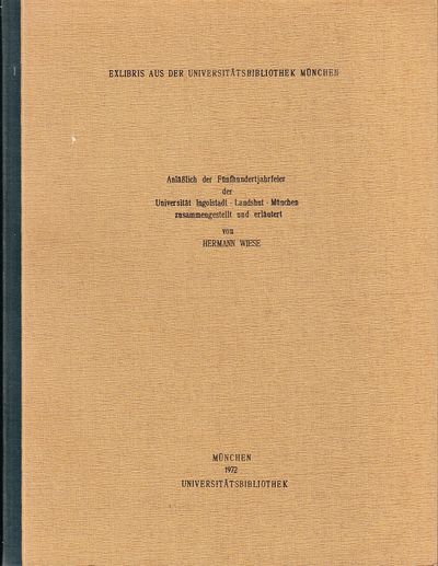 Exlibris aus der Universitätsbibliothek München.…