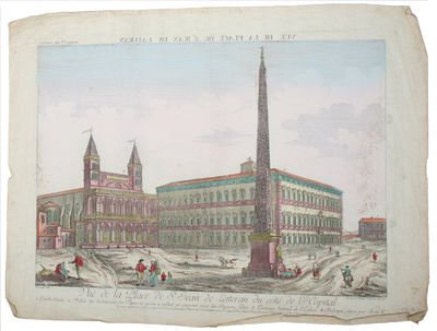 Vuë de la Place de St. Jean de Lateran du Côté de…