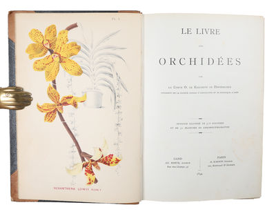Le Livre des Orchidées. Ouvrage illustré de 310 Gravures et de 31 Planches en Chromolithographie. (photo 2)