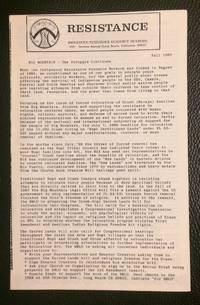 image of Resistance. Fall 1987