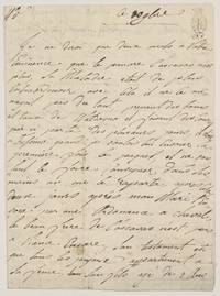 Interesting Autograph Letter, in French with translation, (apparently a French army officer in...