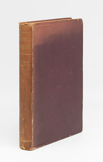 Natural Inheritance by GALTON, Francis | 1889 | Macmillan and Co. | Biblio