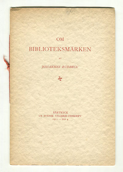 Om biblioteksmärken. Särtryck ur Svensk…