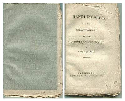 Handlingar, rörande inrättandet af ett…