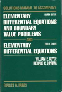 cover of ELEMENTARY DIFFERENTIAL EQUATIONS AND BOUNDARY VALUE PROBLEMS Solutions Manual