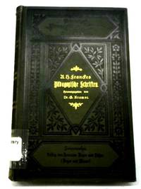 A H Francke&#039;s PÃ�Â¤dagogische Schriften. Nebst der Darstellung seines Lebens und seiner Stiftungen. by A H Francke - 1885