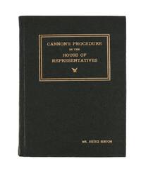 Cannon's Procedure in the House of Representatives. Mr. Justice Burton