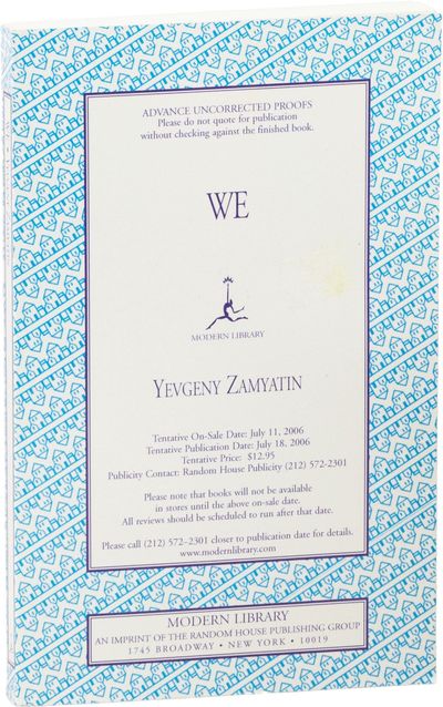 We [Advance Uncorrected Proofs]