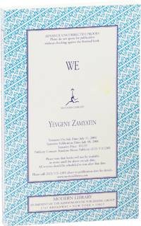 We [Advance Uncorrected Proofs]