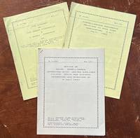 Three Monographs on Flight 105, UFOs in Washington D.C., and Green Fireballs [3 Vols]; Office of Naval Intelligence Interview with United Airlines Pilots Smith and Stevens Regarding UFO Sighting of 4 July 1947; Miscellaneous Documents Relating to UFOs Over Washington, D.C. July, 1952; The Mystery of the Green Fireballs: A Short Addendum or How the Air Force Conveniently Misinterpreted a Scientist's Opinion in Order to Pass the Buck