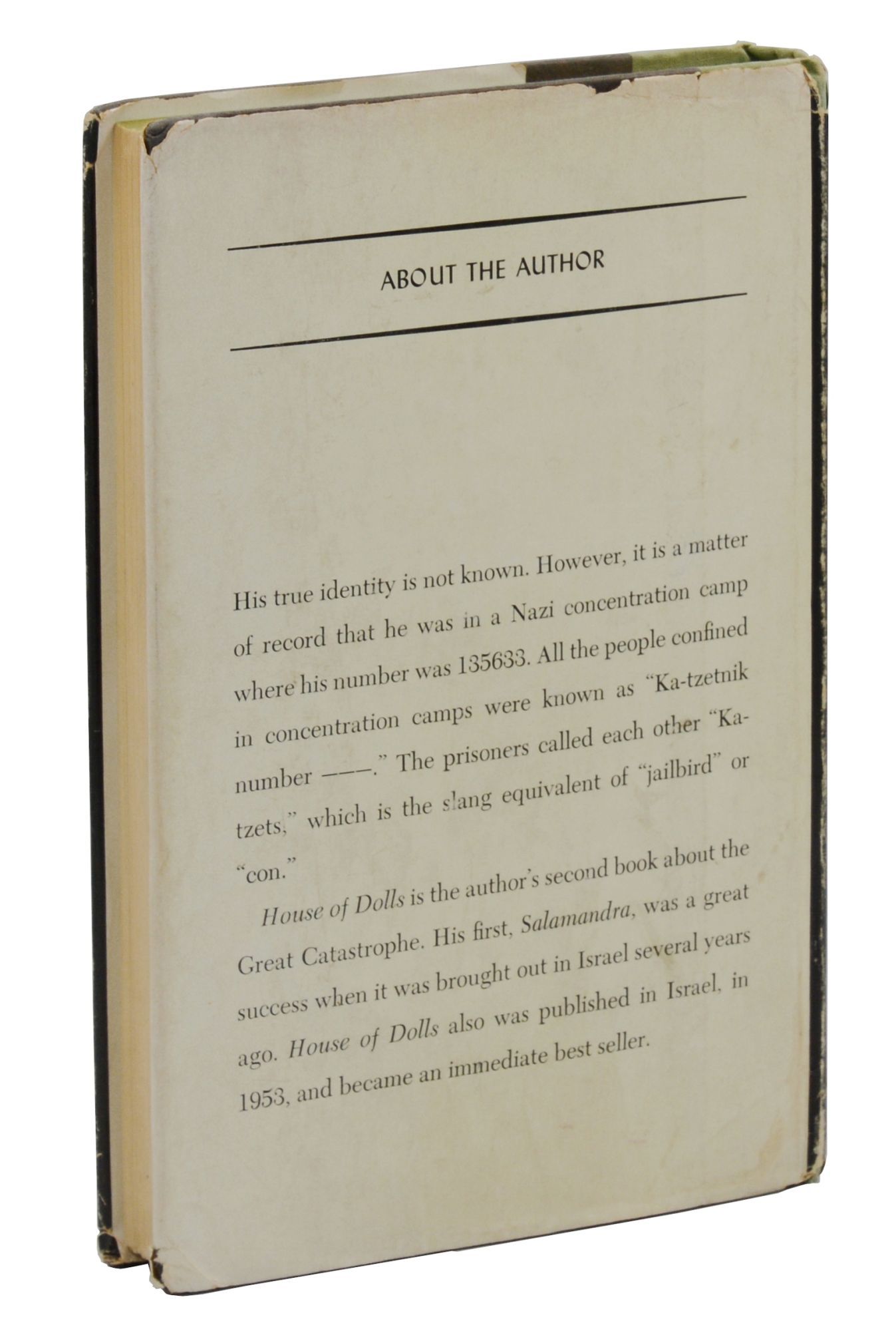 洋書 Piepel by Ka-Tzetnik 135633 The House of Dolls by Ka-Tzetnik 135633; [Yehiel Dinur