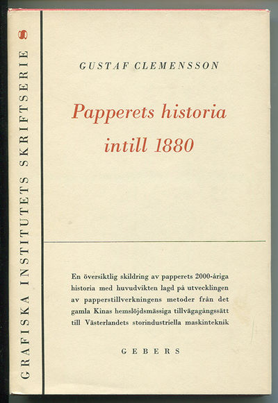 Papperets historia intill 1880.