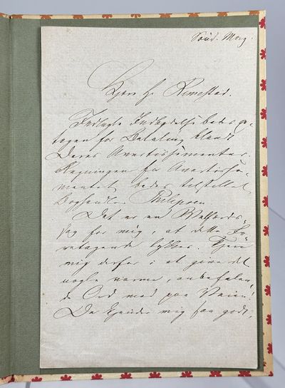 Egenhændigt brev.