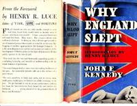 Why England Slept by John F Kennedy - 1st Edition - 1940 - from ArchersBooks.com (SKU: 20726)